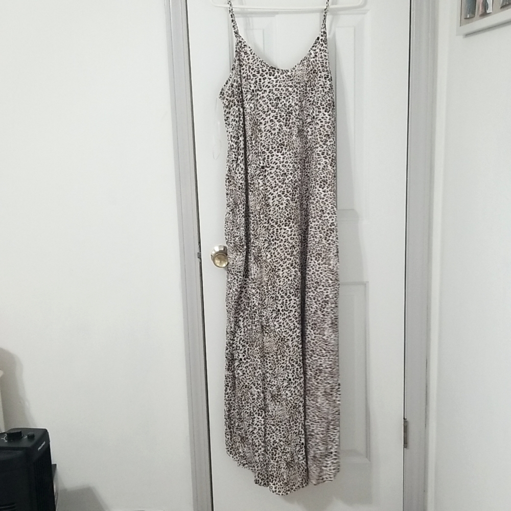 Cheetah Print Slip Dress